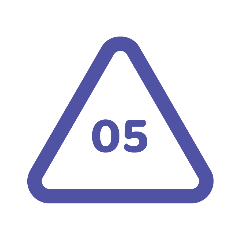 PP (Polypropylene) plastic. Recyclable in some programs.